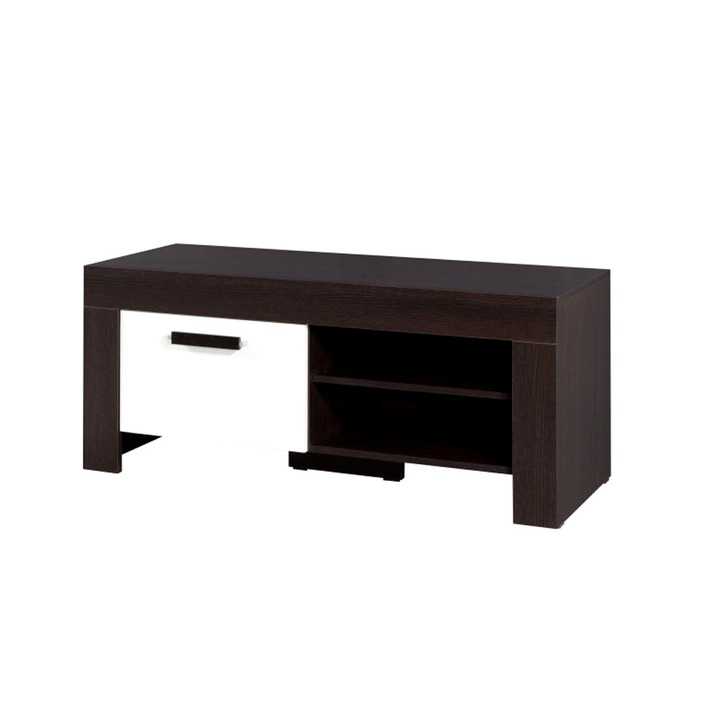 Comoda TV Cezar15, Genarom, Milano / Crem, 51 x 120 x 52 cm