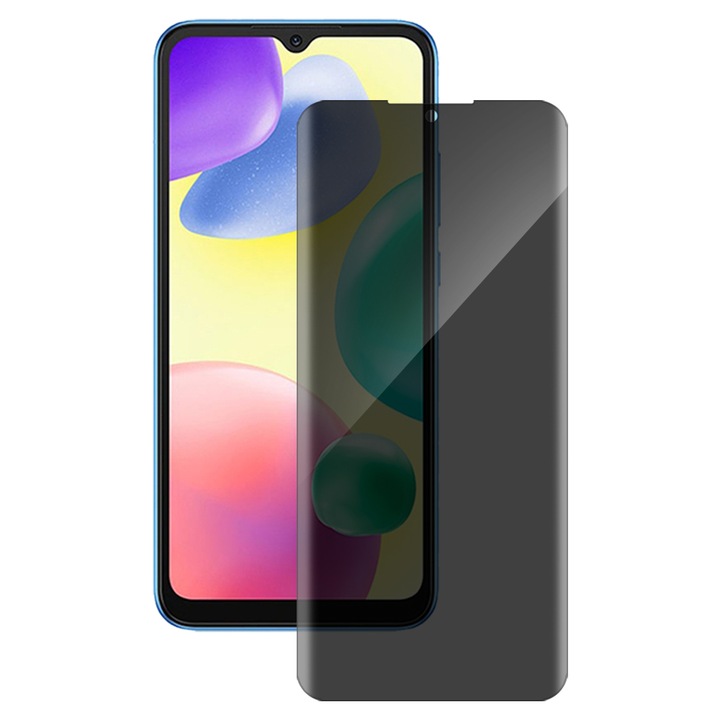 SILKASE adatvédelmi fólia Xiaomi Redmi 10A-hoz, képernyővédő, szilikon