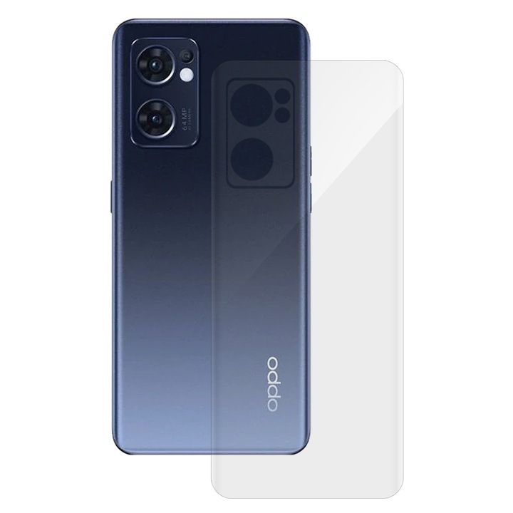 SILKASE hátsó szilikon fólia védőfólia Oppo Find X5 Lite számára