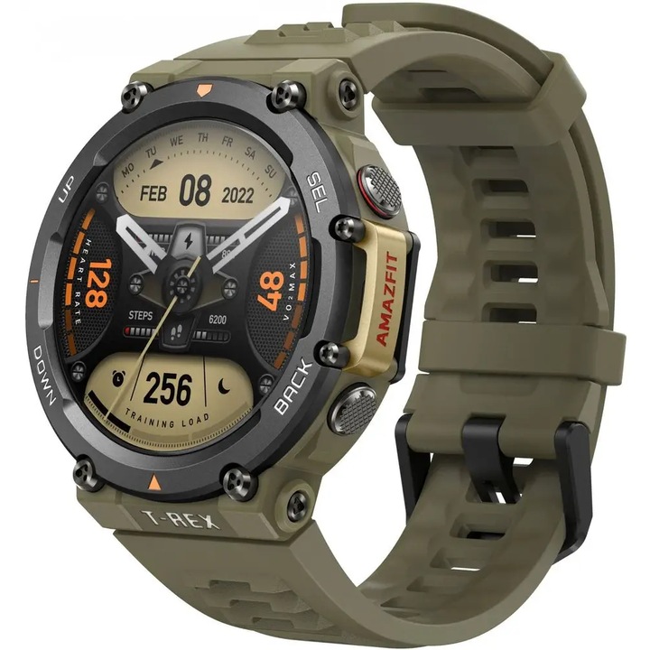 Смарт часовник Amazfit Watch T-Rex 2, Wild Green
