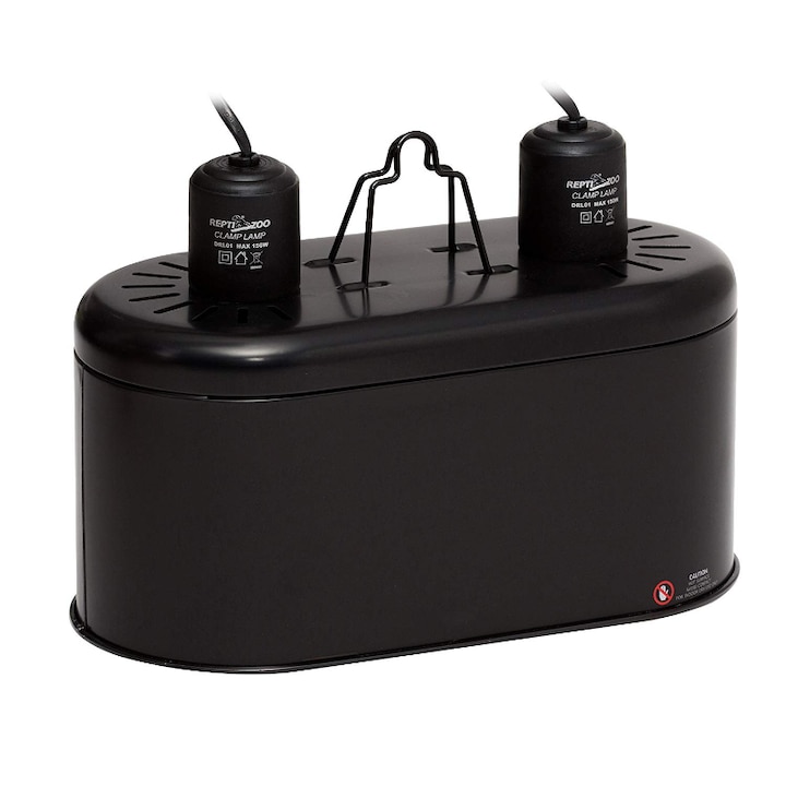 Suport dublu pentru becuri, Repti-Zoo, 2x150 W