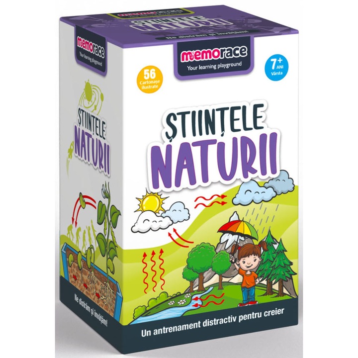 Joc educativ MemoRace - Stiintele naturii, lb. romana
