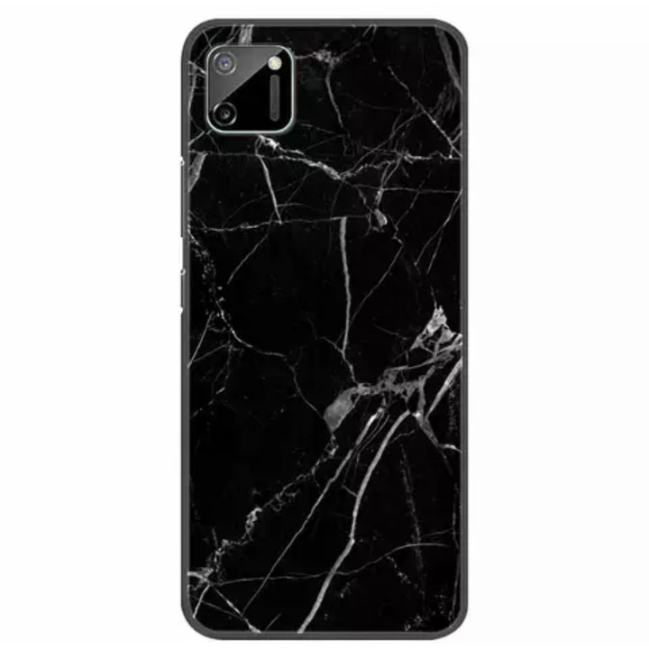 Husa pentru Samsung Galaxy Note 9, Black Marble Design, Negru, GSM-BBL6379