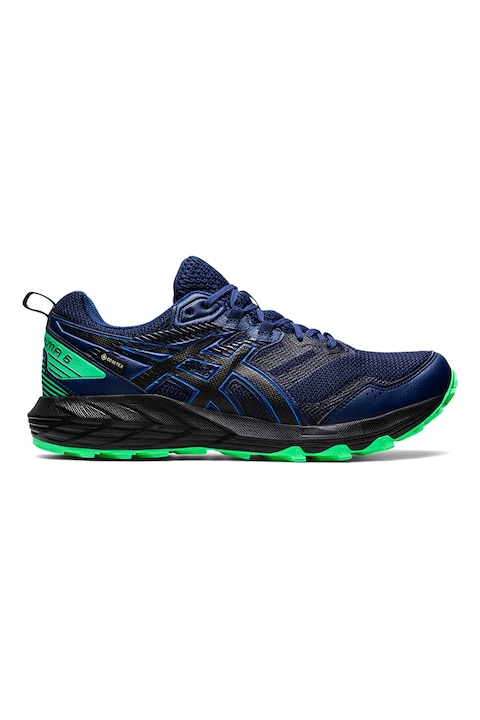 Asics, Pantofi impermeabili pentru alergare Trail Gel-Sonoma 6, Verde/Albastru inchis