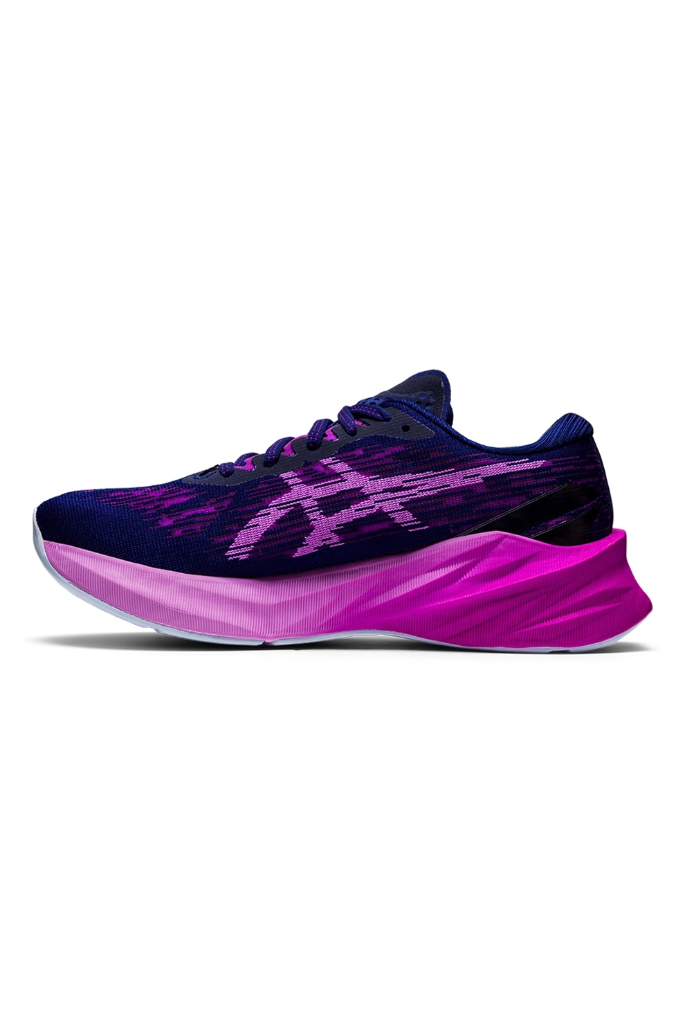 Asics, Обувки за бягане Nova Blast 3 Road, Черен, Виолетов, 9 - eMAG.bg