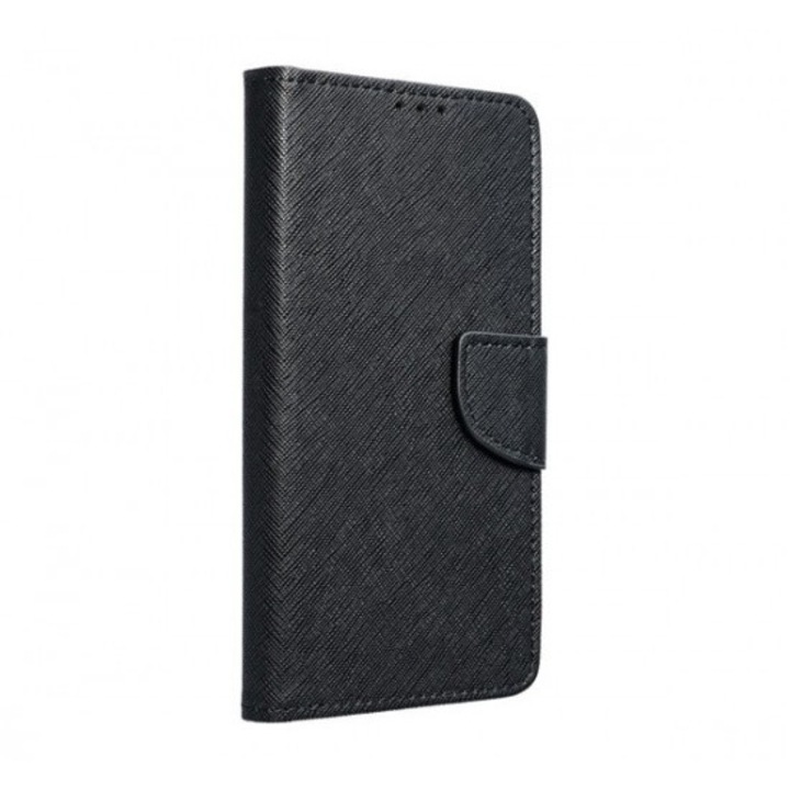 Кожен флип калъф за OnePlus Nord N10, магнитно закопчаване, тип книга, държач за карти, пълна защита, черен