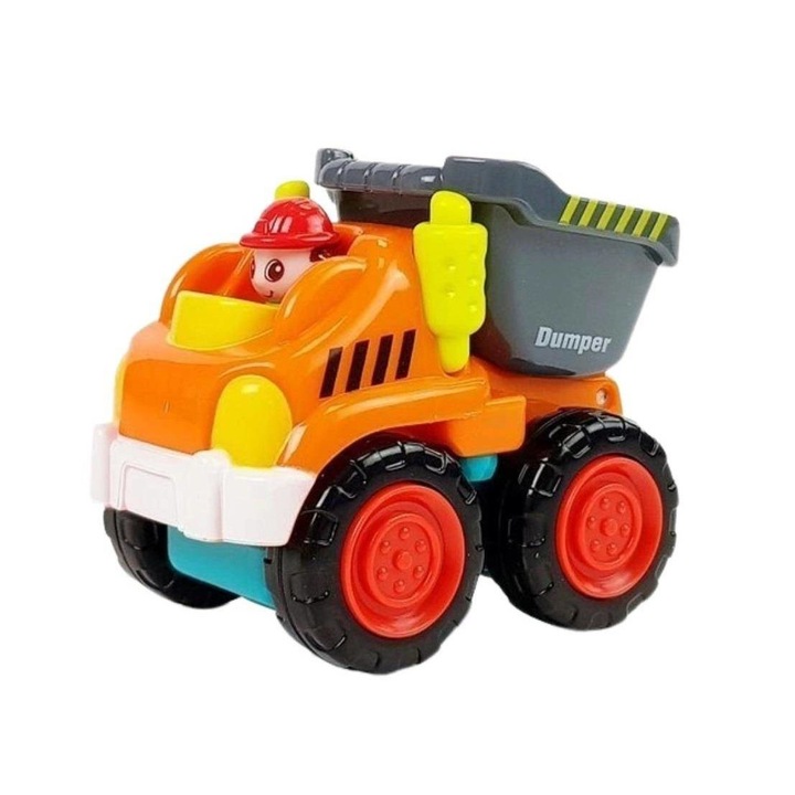 Camion de jucarie Kik, Plastic, 18 luni+, Multicolor