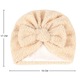 Комплект от 2 бебешки ленти за глава, памук, розово/бежово