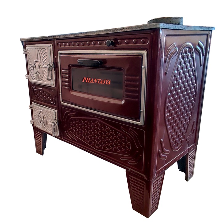 Soba pentru gatit Fantazia TK-203 Maron Rustic Dreapta maro 81 x 40 x 72 cm