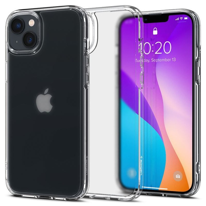 SPIGEN ULTRA HYBRID iPhone 14 Plus / 15 Plus készülékhez tok FROST CLEAR