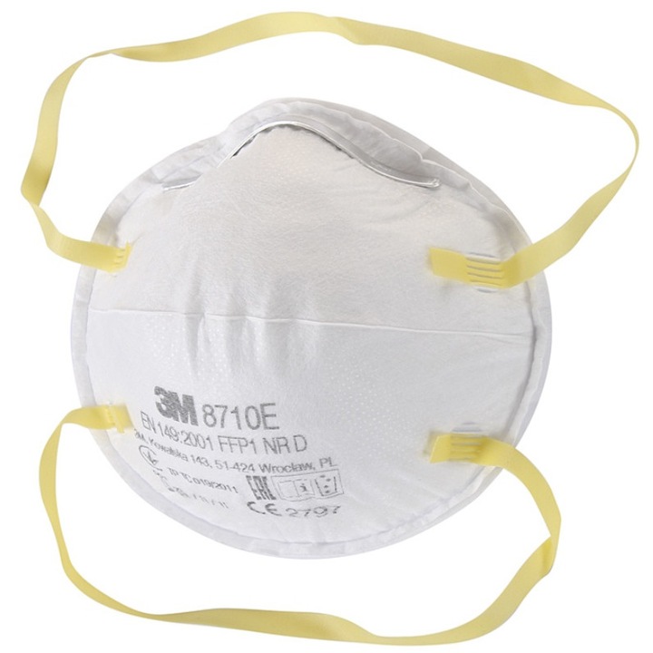 Set 20 masti FFP1 3M 8710E fara valva