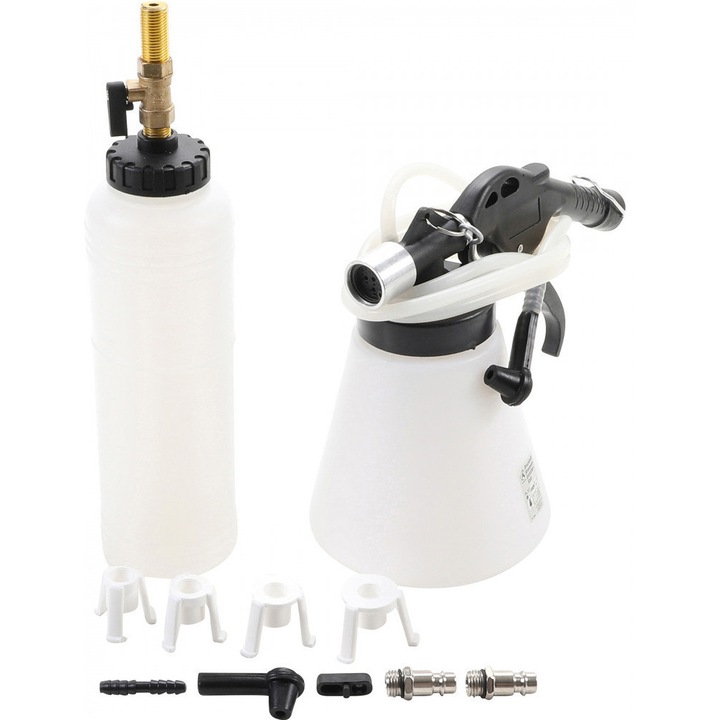 Set aerisire frana Kraftmann, BGS, 7 piese, Alb/Negru