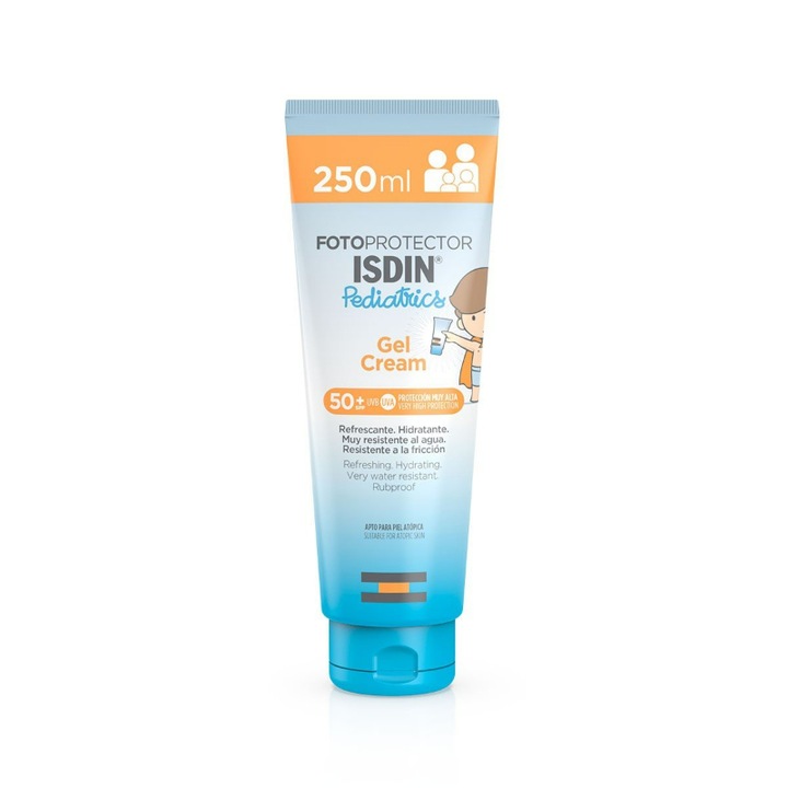 Gel de corp cu protectie solara pentru copii ISDIN, SPF 50+, 250 ml