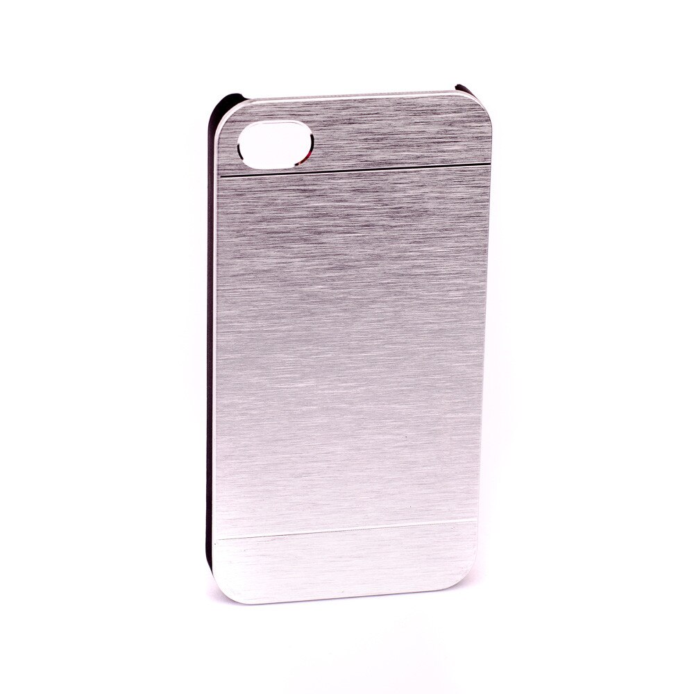 Husa Motomo Full Metal, iPhone 4 / 4S , Argintiu