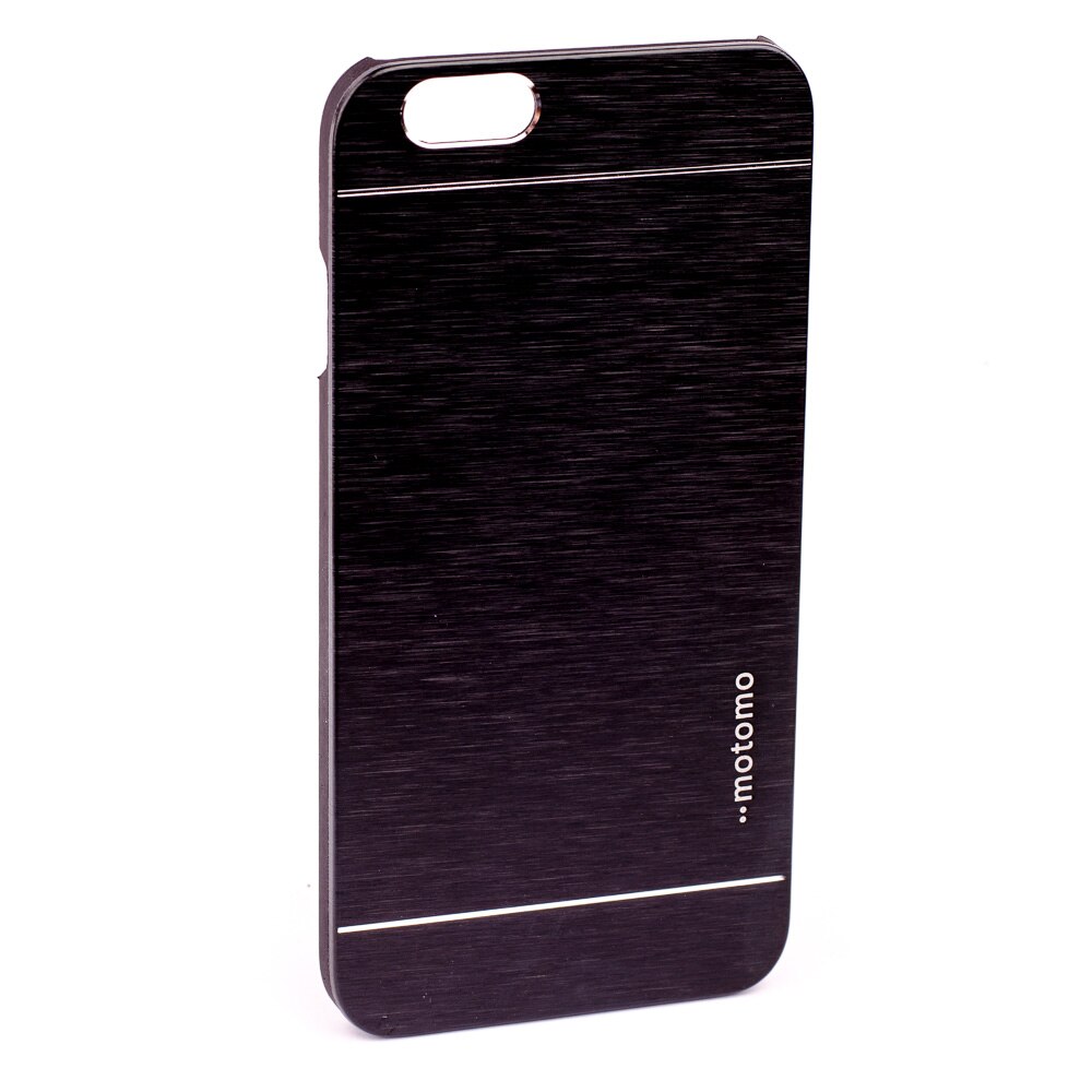 Husa Aluminiu, Motomo Full Metal Style, iPhone 6/6S, Negru
