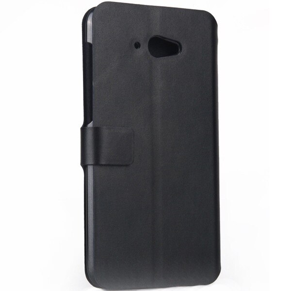 Husa Book Doormoon din piele naturala pentru Lenovo S930, Negru