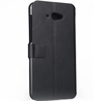 Husa Book Doormoon din piele naturala pentru Lenovo S930, Negru Husa Book Doormoon din piele naturala pentru Lenovo S930, Negru