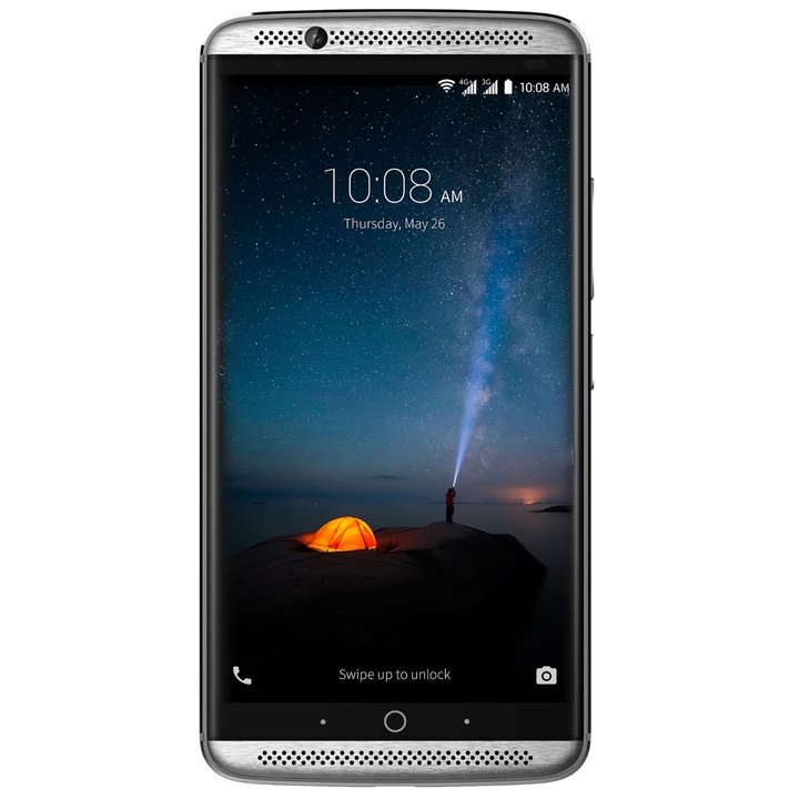 Telefon mobil ZTE Axon 7 Mini, Dual Sim, 32GB, 4G, Platinum Grey