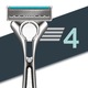 Комплект самобръсначка Wilkinson Sword Quattro Titanium Essential 4, 9 ножчета