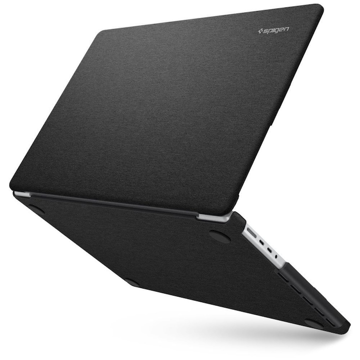 Husa Spigen Urban Fit pentru Apple MacBook Pro 16 M1/M2/M3 2021-2023 Negru