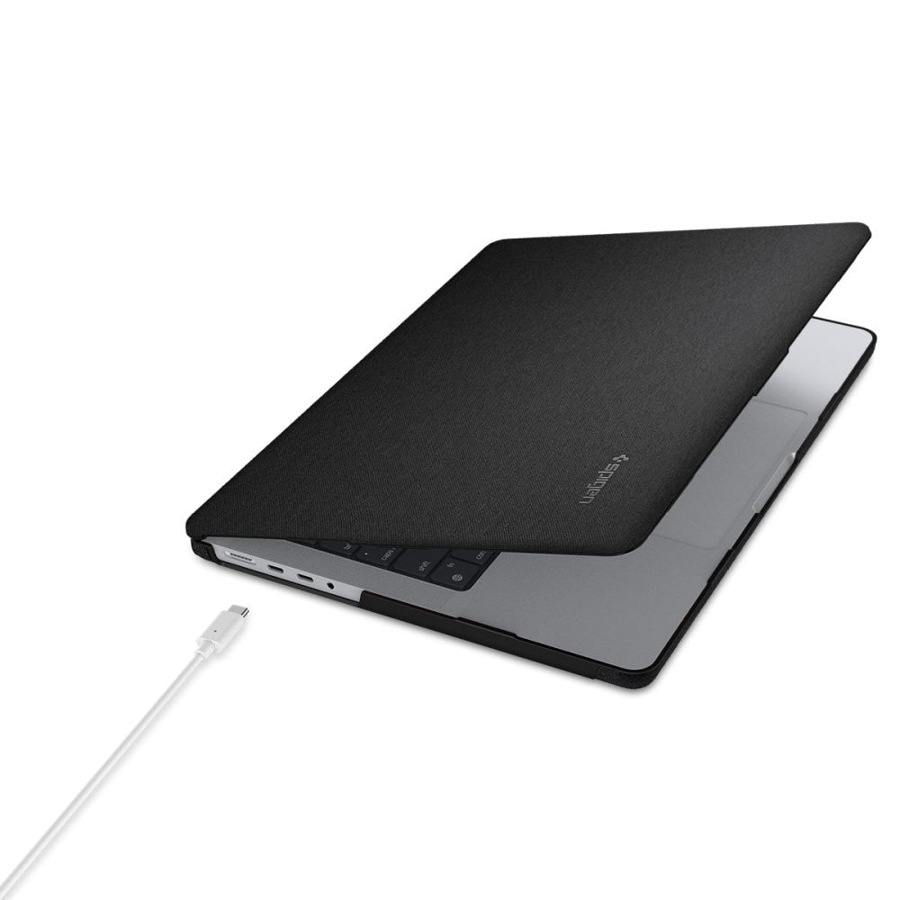 Husa Spigen Urban Fit pentru Apple MacBook Pro 16 M1/M2/M3 2021-2023 Negru