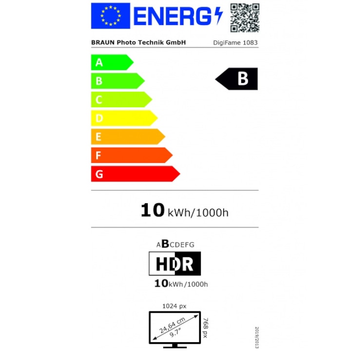 Rama foto digitala BRAUN DigiFrame 1083, (9,7"/4:3), Negru (9,7"/4:3)