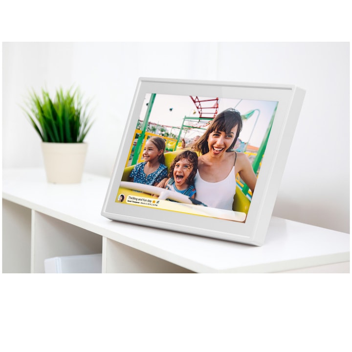 Rama foto digitala BRAUN DigiFrame 1019 Wifi (10.1"/16:10), Alb