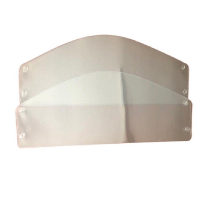 Set Folie de protectie pentru lentila vizor exterior, casca sablare aspect, 50 bucati