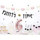 Set lumanari pentru ziua de nastere Pisica, mix, 2cm 6 buc