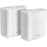 Sistem Wi-Fi Mesh ASUS ZenWiFi XT9 (W-2-PK), AX7800, Tri-Band, acoperire 530m², Quad-Core 1.7GHz CPU, 256MB/1GB Flash/RAM, 2.5G port, AiProtection Pro, Adaptive QoS, VPN server/client, IPTV, OFDMA, Beamforming, Link Aggregation, AiMesh