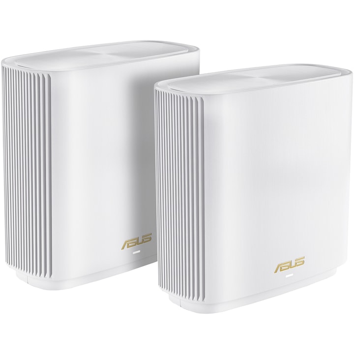 Система Mesh Wi-Fi ASUS ZenWiFi XT9 (W-2-PK), AX7800, Tri-Band Gigabit, Wi-Fi 6, AiMesh, Пълно домашно покритие
