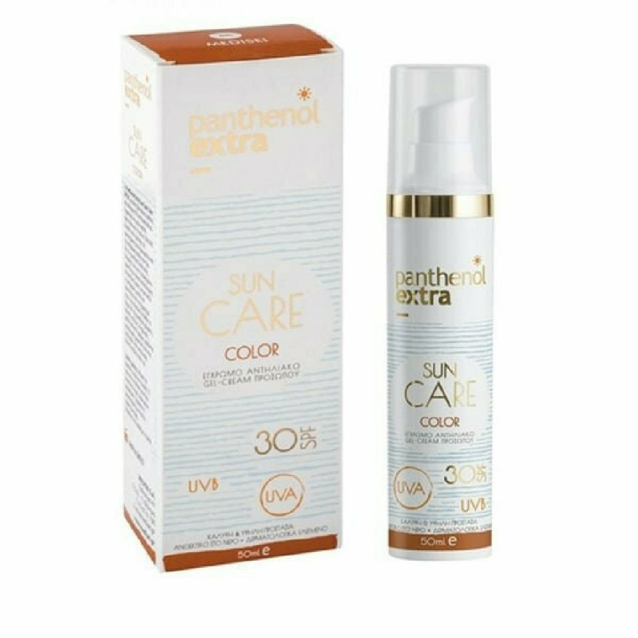Crema fata cu protectie solara, Medisei Pantenol, Extra Sun Care Color, SPF 30, 50 ml