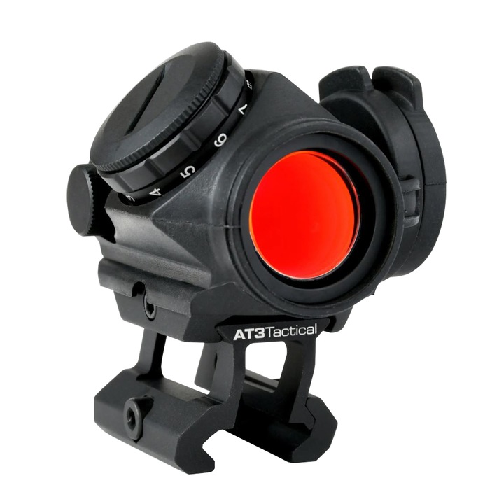 Luneta cu punct rosu, AT3 Tactical, RD50 2 MOA, Aluminiu, Obiectiv 23 mm, Negru