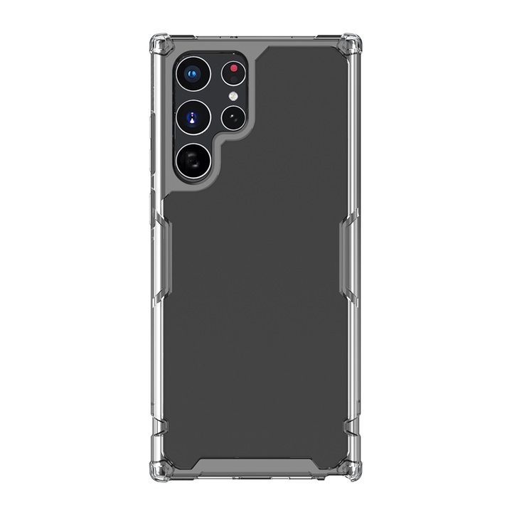 Защитен калъф за телефон Nature Pro, съвместим с Samsung Galaxy S22 Ultra, прозрачен - ES01982