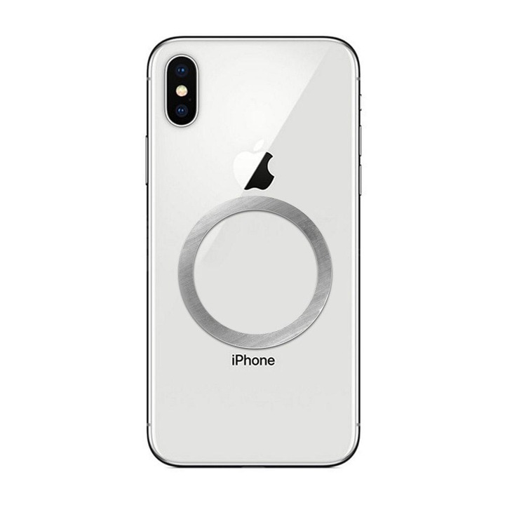 Inel de incarcare universal Tokgalaxis (1 buc) - metal cu acoperire de silicon, piersica