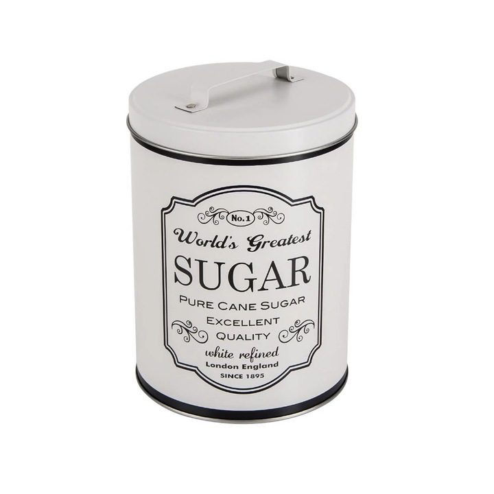 Метална кутия за захар, 1.4L