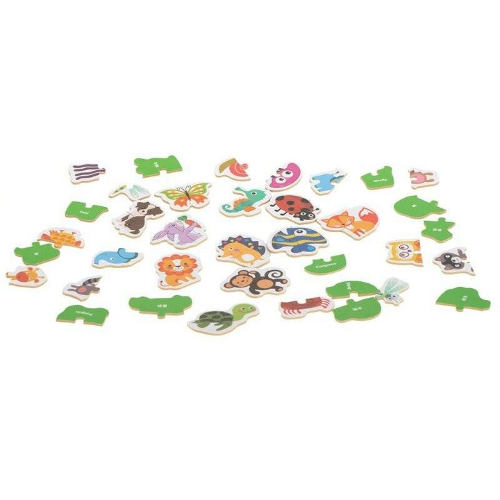 Puzzle 24 piese Kik, 3 ani+, Multicolor