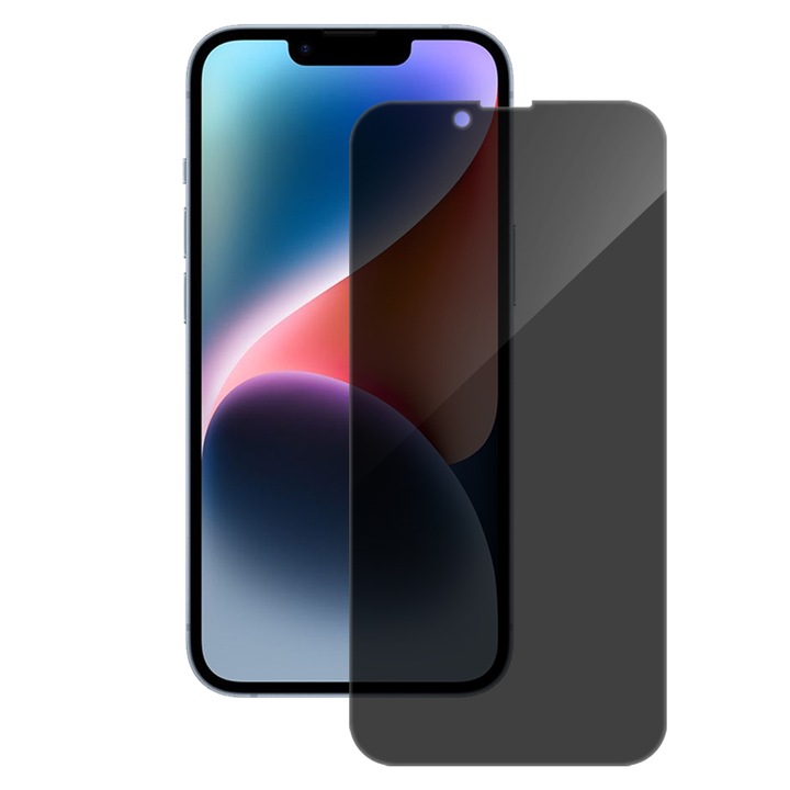 SILKASE adatvédő fólia Apple iPhone 14-hez, képernyővédő, szilikon