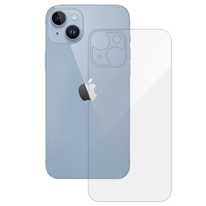 SILKASE hátsó szilikon fólia védőfólia Apple iPhone 14 Plus számára