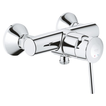 Baterie de dus Grohe 23786000 cu o singura maneta, insertie ceramica de 46 mm, crom