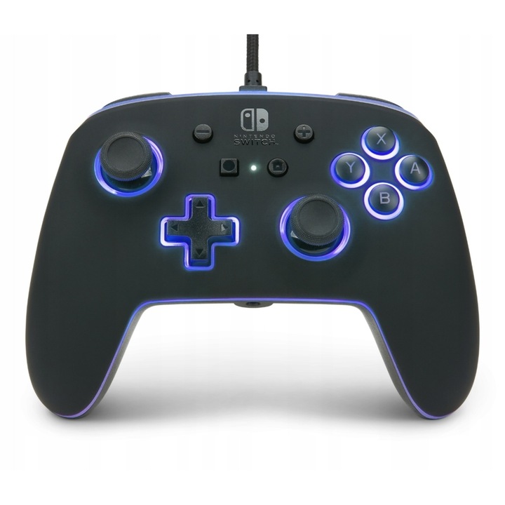 Controler PowerA EnWired cu fir pentru Nintendo Switch/Lite/OLED 3,5 mm audio Spectra LED Lighting