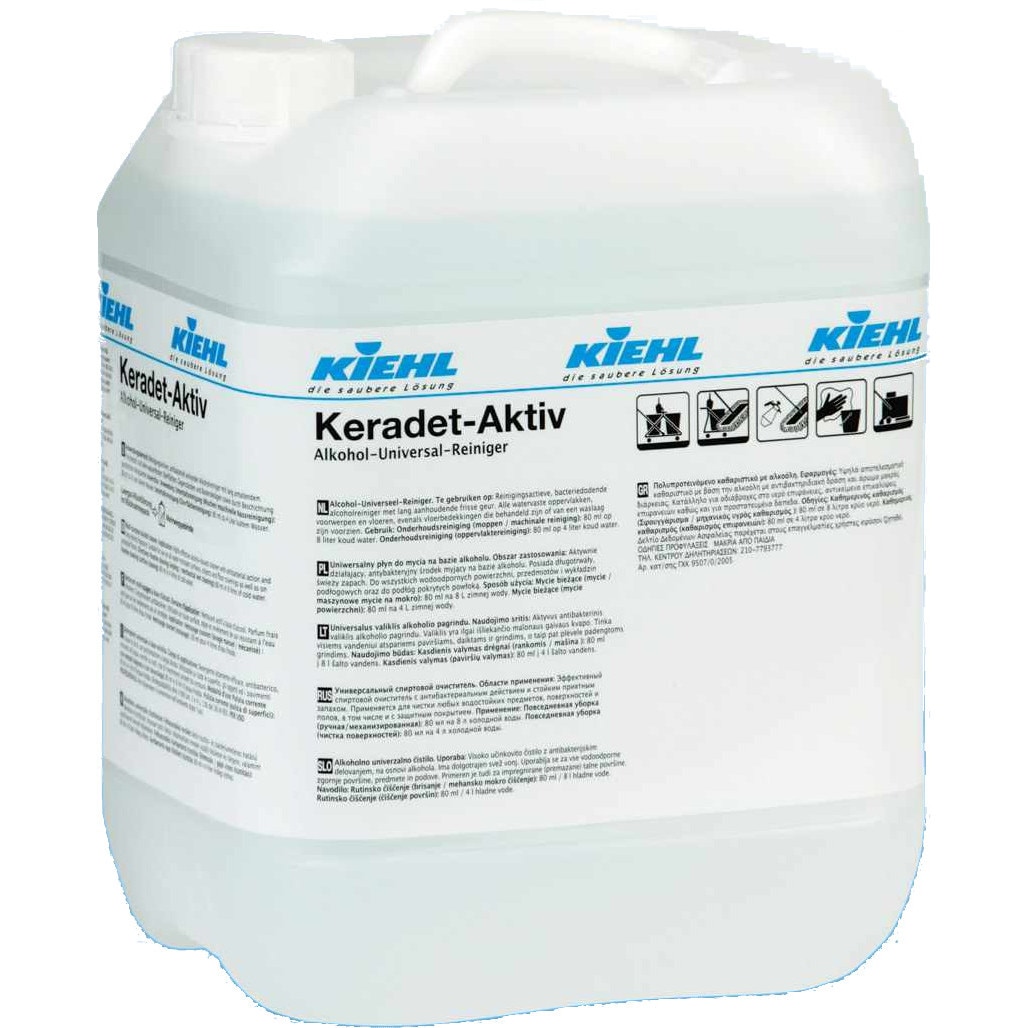 Detergent curatare pardoseli cu alcool, actiune de intretinere si microprotectie Kiehl Keradet-Aktiv 10l