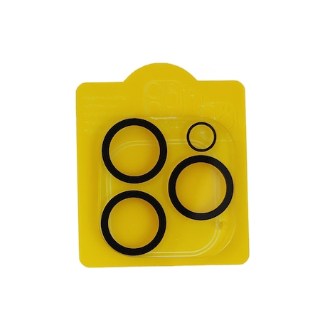 Folie protectie camera, SIHOiSi, Sticla securizata, Compatibila cu iPhone 14 Pro Max, Negru