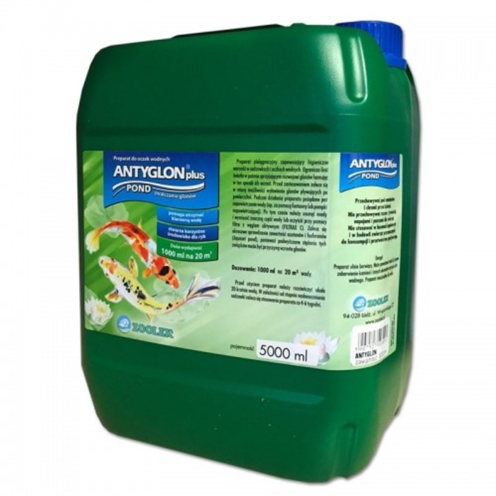 Solutie profesionala pentru limpezire apei verde si maro-Zoolek Antyglon 5000ml