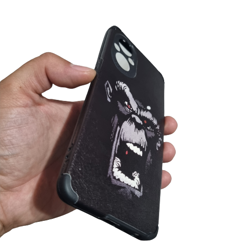 Husa silicon antisoc compatibila cu Oppo Reno 7 Lite, Monkey Design, TELGORBCS