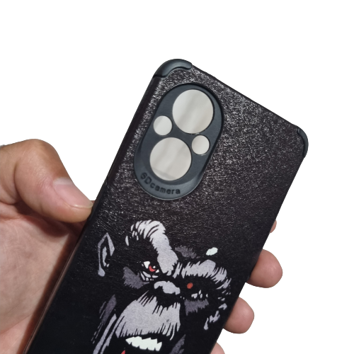 Husa silicon antisoc compatibila cu Oppo Reno 7 Lite, Monkey Design, TELGORBCS