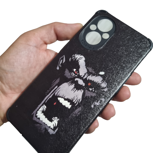 Husa silicon antisoc compatibila cu Oppo Reno 7 Lite, Monkey Design, TELGORBCS