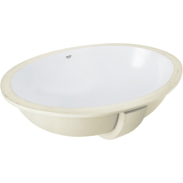 Lavoar Grohe Bau Ceramic 39423000, montare sub blat, preaplin, 560 x 420 mm, alb