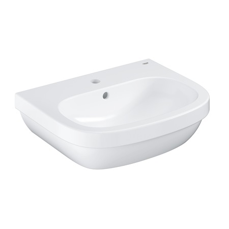 Lavoar Grohe Euro 39336000, montare perete, preaplin, 550 x 450 mm, alb ...