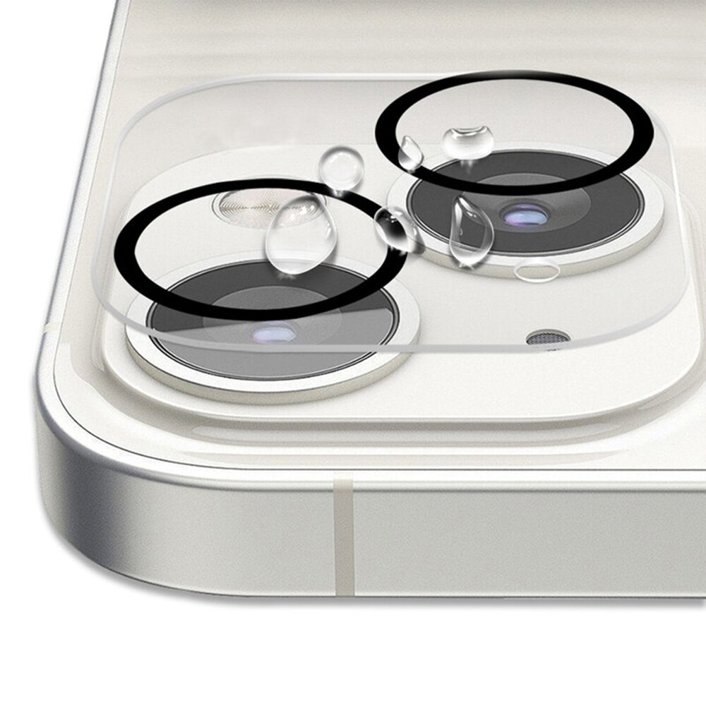 Folie Camera Lito S+ compatibila cu iPhone 14 - negru/transparent